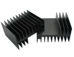Радіатор алюмінієвий 50*58*31.8MM Module heat sink aluminum black oxide
