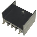 Aluminum radiator<gtran/> 20*24*16MM D20 aluminum heat sink (with pin)
