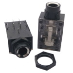 Socket 6.3mm EJ6504A stereo with independent shutdown 7-pin