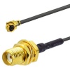 Cable<gtran/> SMA female - IPEX U.FL female RF1.13 L=200mm