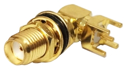 Connector SMA-KWE Female on board 90 degrees. L=23mm