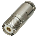 RF connector<gtran/> PL259 UHF female to RG58 cable<gtran/>