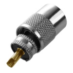 RF connector PL259 U-113F UHF male to RG213 cable