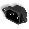 Mains plug  AS-05 (C14) mounting (copper)