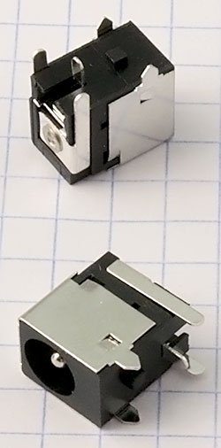 Роз'єм DC Power Jack PJ001SB (5.5mm*2.00mm center pin)