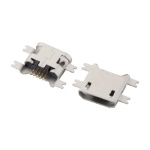 Nest Micro USB B 5pin SMT in board slot without skirt