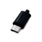 Вилка USB Type-C 2pin на кабель черная CN-03-02