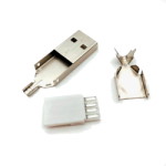 Вилка USB тип A на кабель мет. корпус CN-17-04</ntran>