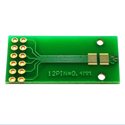 Prototype board FPC double row 12pin 0.4mm pitch to 2.54mm pins
