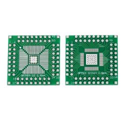 Printed circuit board  adapter QFP64-32-DIP pitch 0.5/0.8mm