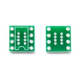 Printed circuit board  DIP8-miniDIP 2.54/1.27mm adapter