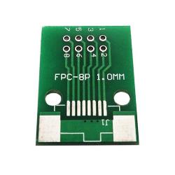Printed board with connector  FFC/FPC-8P pitch 0.5mm