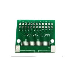Printed board with connector  FFC/FPC-24P pitch 0.5mm