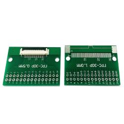 Printed board with connector  FFC/FPC-30P pitch 0.5mm