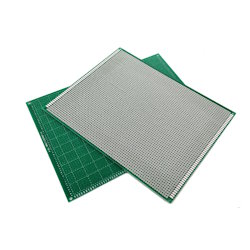 Single-sided board layout 15cmX20cmX1.6mm pitch 2.54mm double-sided mask