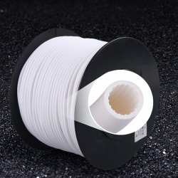 Insulating tube PVC white 8.0 mm ROLL 0.9 kg