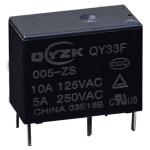 Реле QY33F-012DC-ZS 10A 1C coil 12VDC