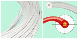 Installation wire UL3320 2.5mm2 silicone+glass fiber white