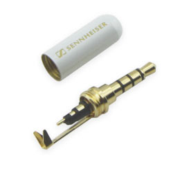 Штекер на кабель Sennheiser 4-pin 3.5mm эмаль Белый, тип Б