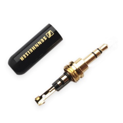 Plug to cable HM-703 Sennheiser 3-pin 2.5mm Black, type B