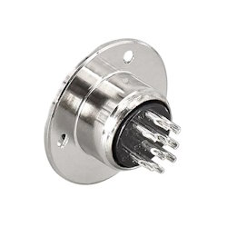Connector GX20 9pin M flange to housing