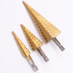 Step drill set 3 pcs (without case)