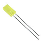 LED 5x2mm Matt yellow 600-800 mCd