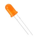 5mm LED Orange Matte 1000-2000 mCd