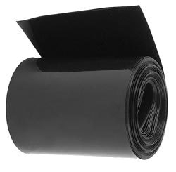 Heat-shrinkable PVC tube 20/10 Black (1m)