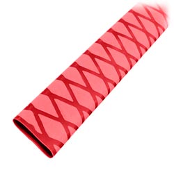 Heat shrinkable tube 50/25 texture red (1m)