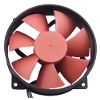 Fan 92x92x25mm 12V bushing Red